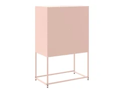 Aparador rosa 68,5x38,5x107 cm acero