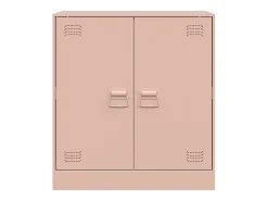 Aparador rosa 67x39x73 cm acero
