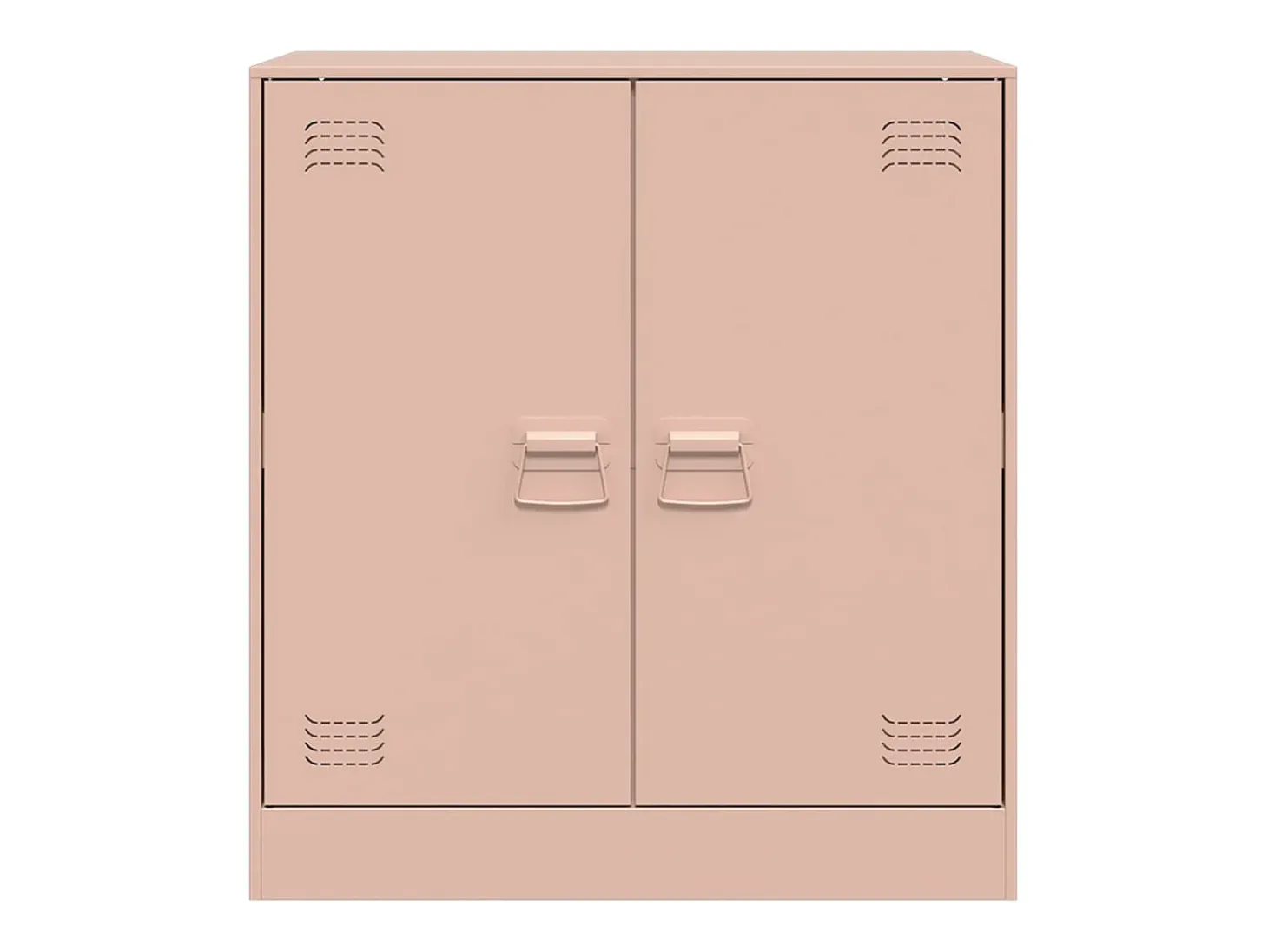Aparador rosa 67x39x73 cm acero