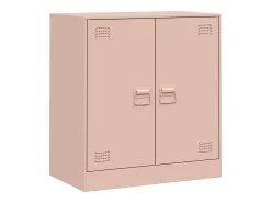 Aparador rosa 67x39x73 cm acero