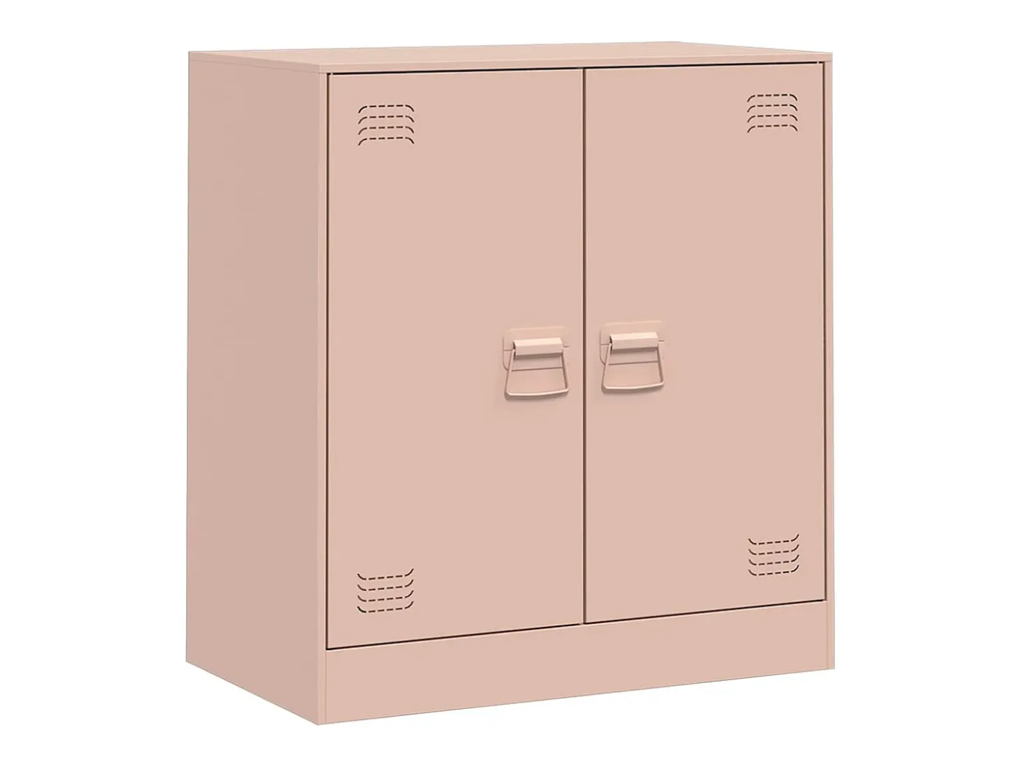 Aparador rosa 67x39x73 cm acero
