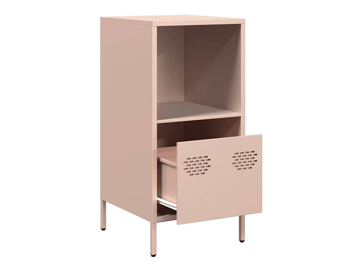 Aparador rosa 35x39x73,5 cm acero laminado en frío
