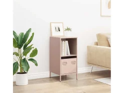 Aparador rosa 35x39x73,5 cm acero laminado en frío