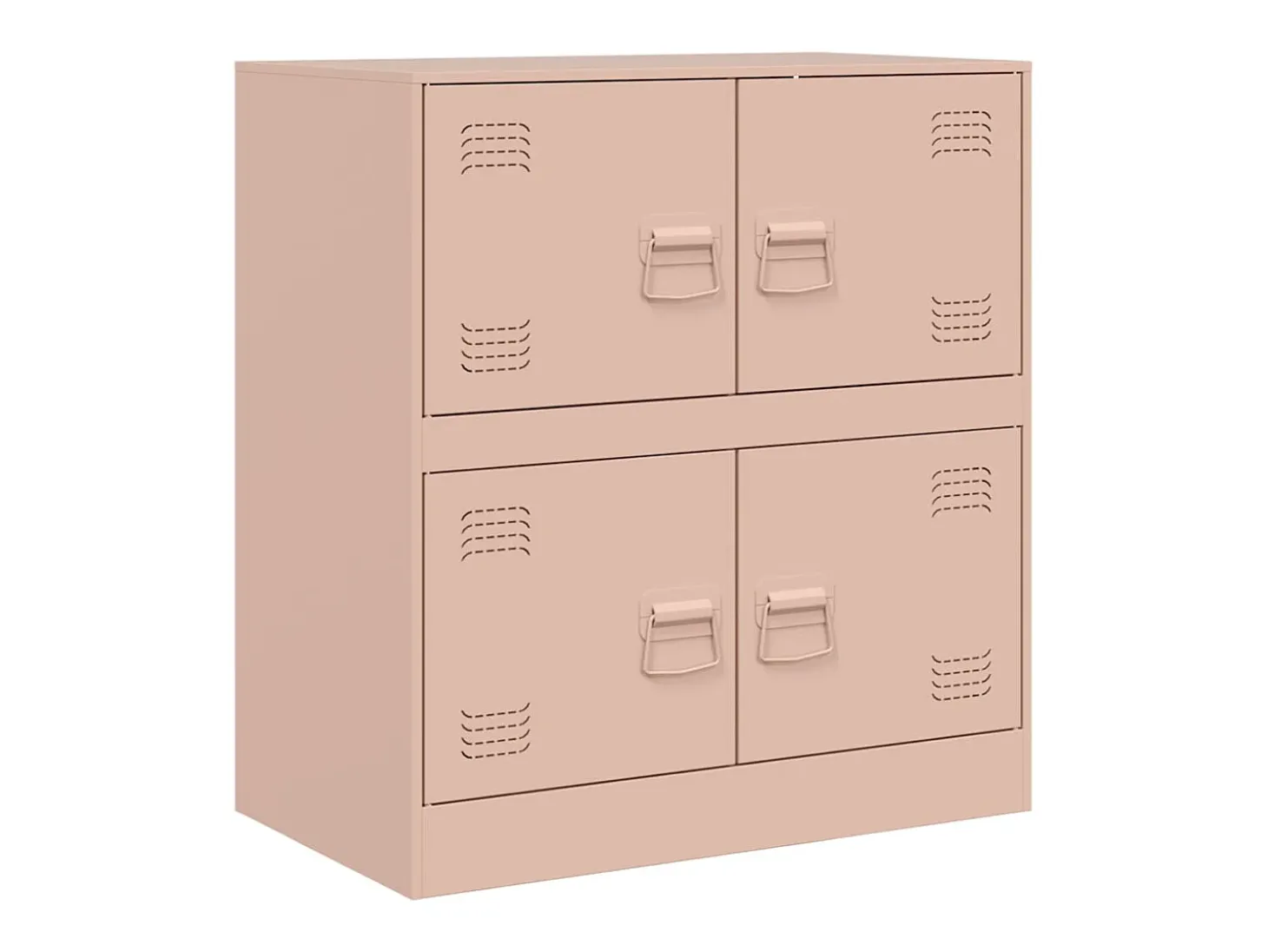 Aparador rosa 67x39x73 cm acero