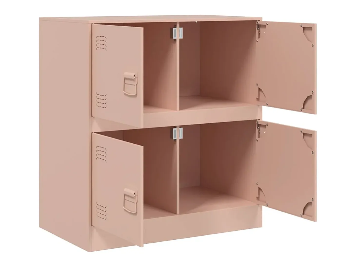 Aparador rosa 67x39x73 cm acero