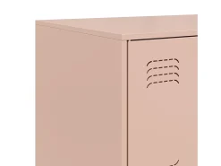 Aparador rosa 67x39x73 cm acero