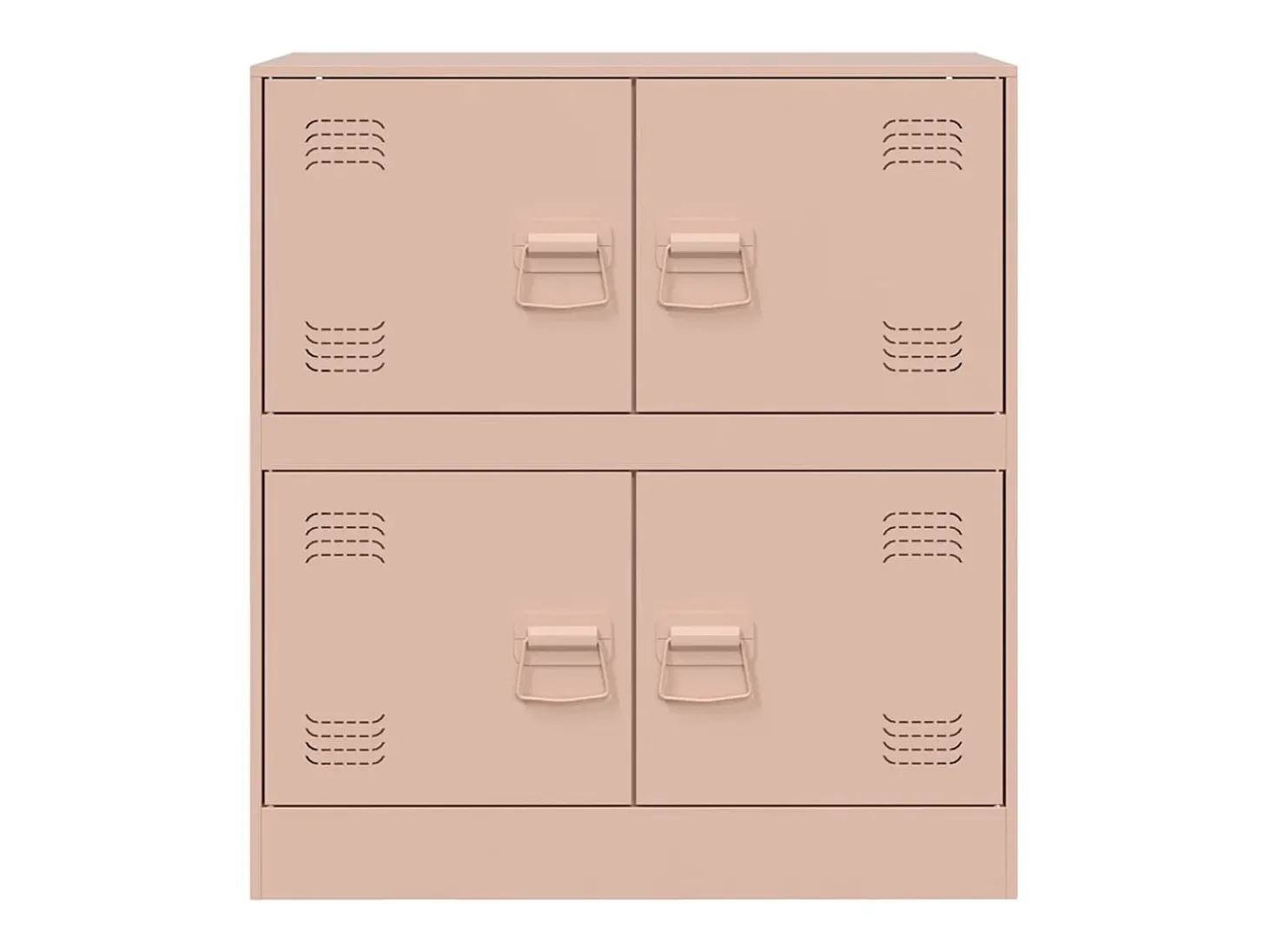 Aparador rosa 67x39x73 cm acero