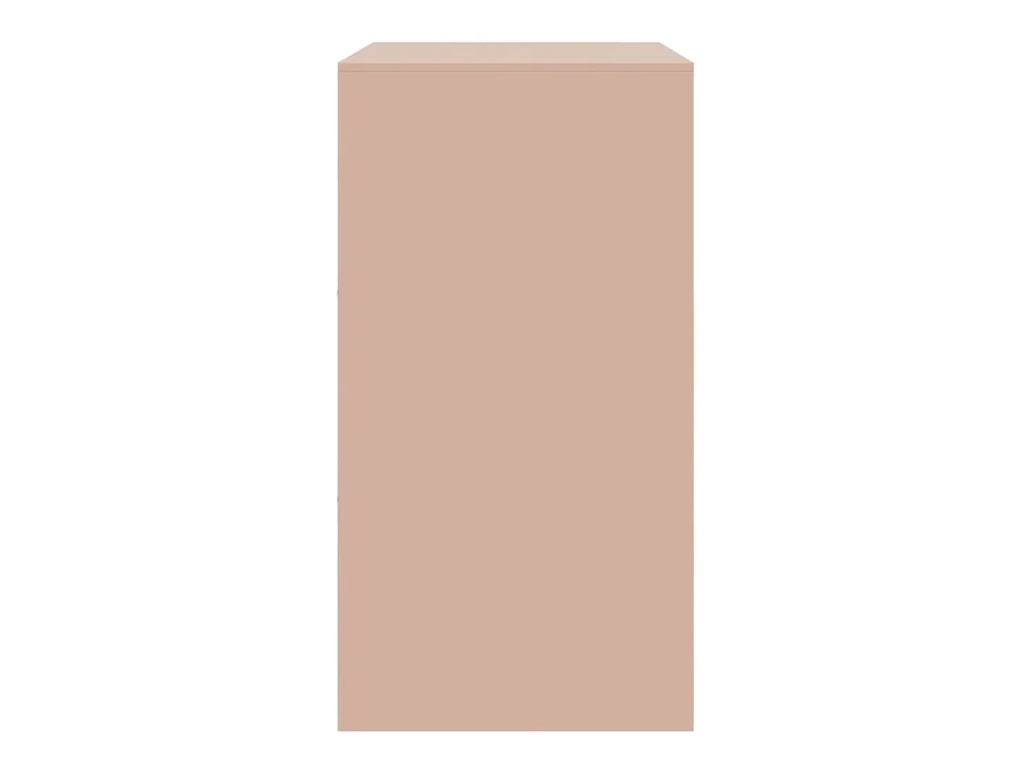 Aparador rosa 67x39x73 cm acero