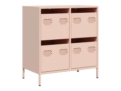 Aparador rosa 68x39x73,5 cm acero laminado en frío