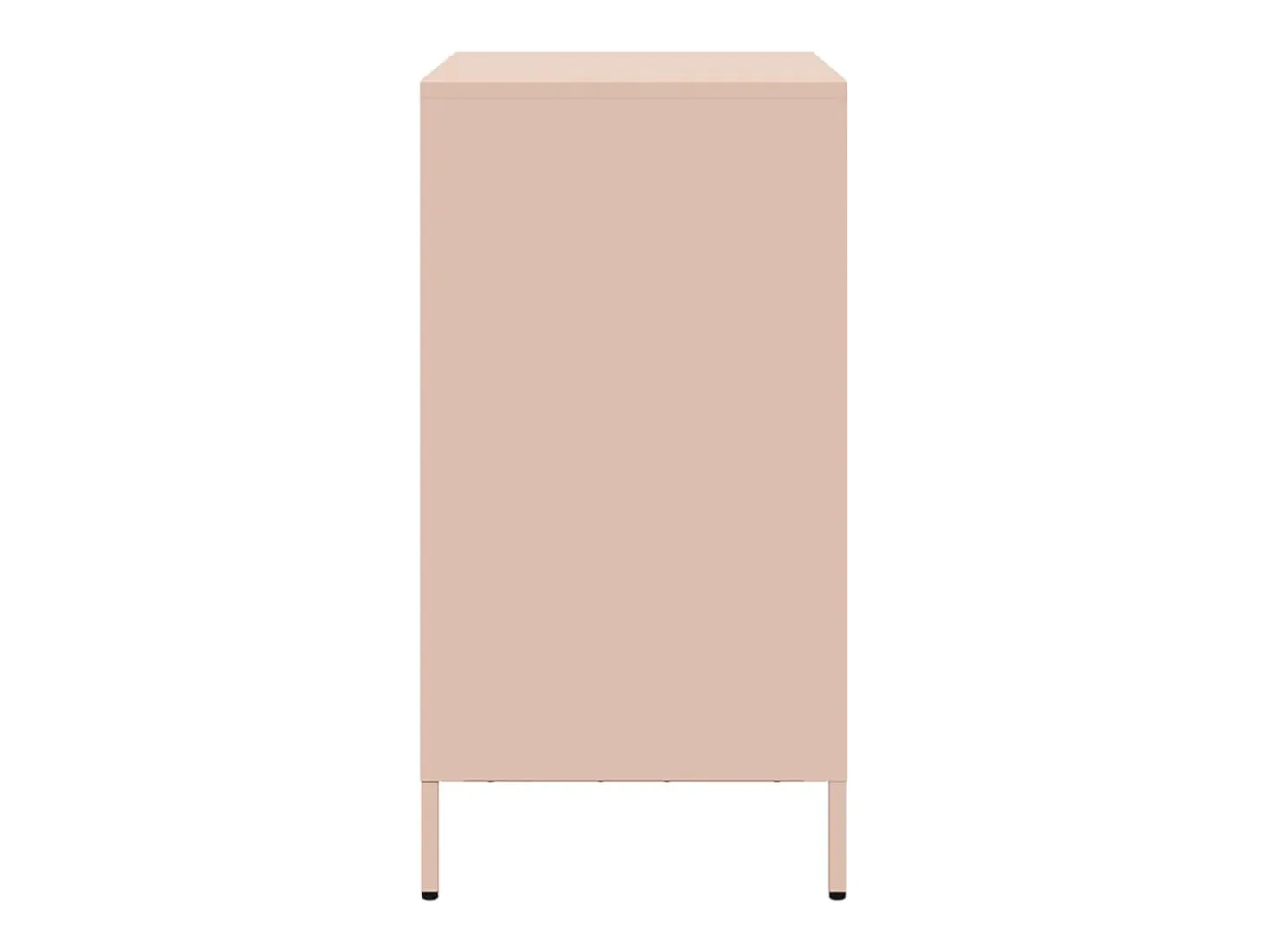 Aparador rosa 68x39x73,5 cm acero laminado en frío