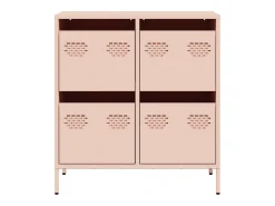 Aparador rosa 68x39x73,5 cm acero laminado en frío