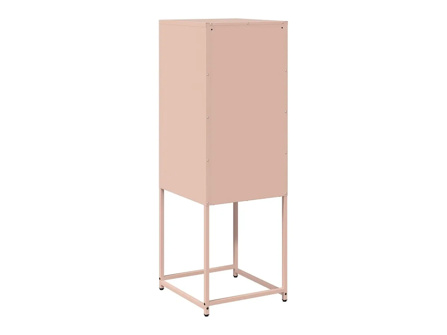 Aparador rosa 36x39x107 cm acero laminado en frío