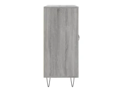 Aparador Sonoma gris 90x34x80 cm madera de ingeniería