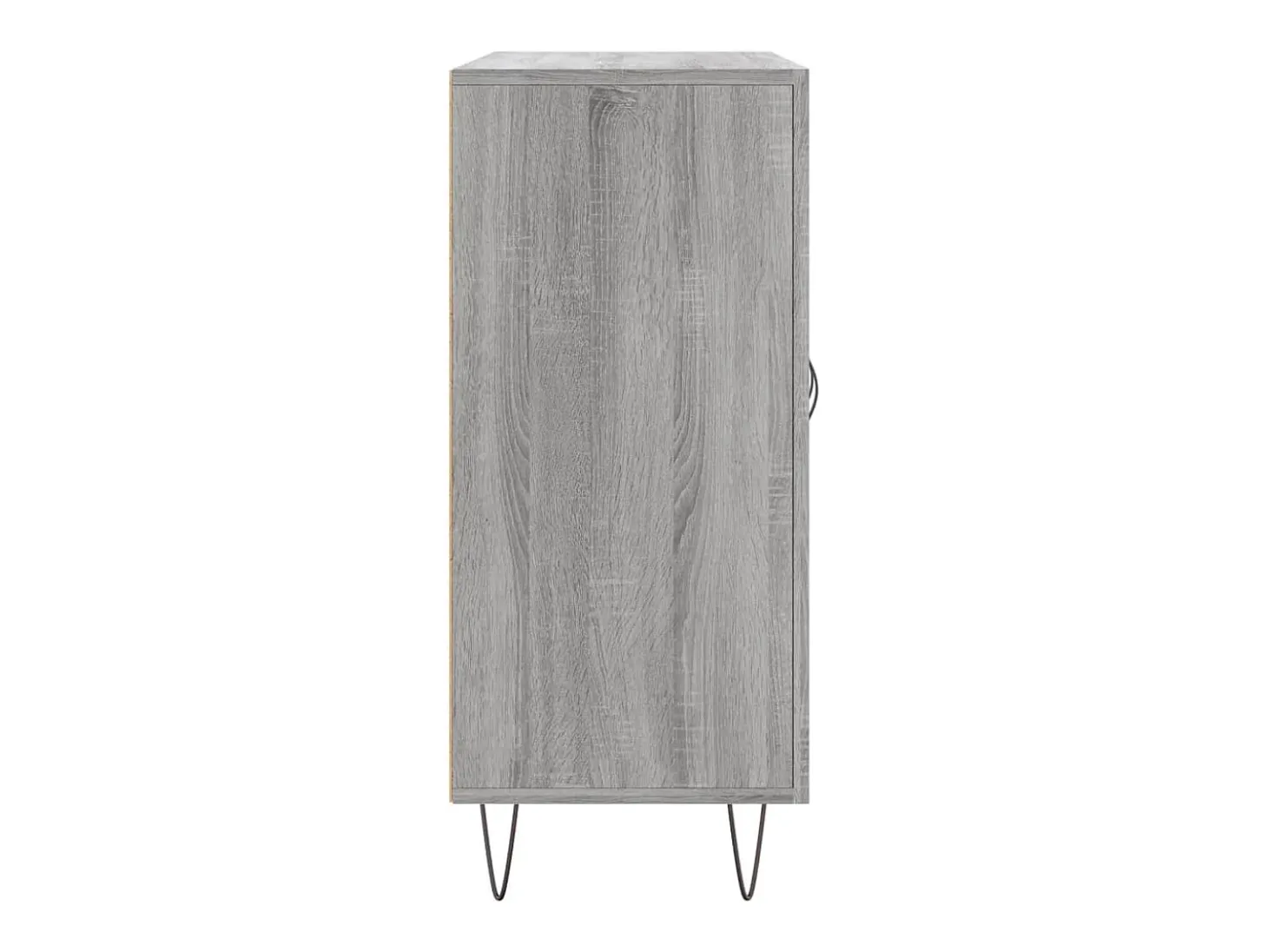 Aparador Sonoma gris 90x34x80 cm madera de ingeniería