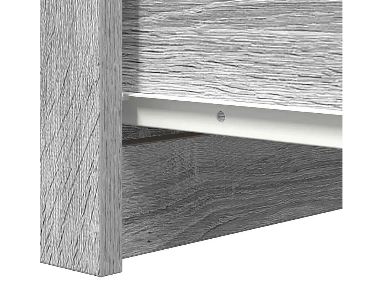 Aparador Sonoma gris 37,5x35x76 cm madera de ingeniería