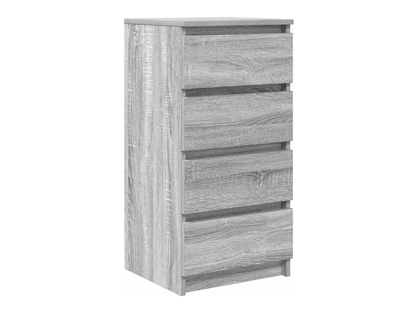 Aparador Sonoma gris 37,5x35x76 cm madera de ingeniería