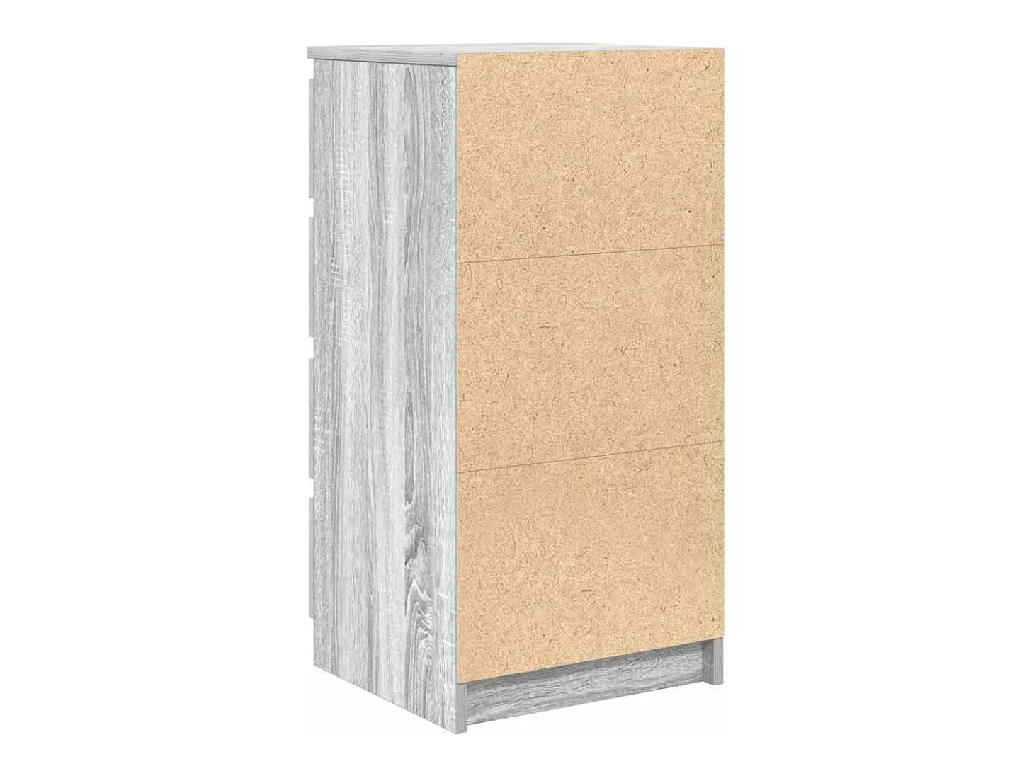 Aparador Sonoma gris 37,5x35x76 cm madera de ingeniería