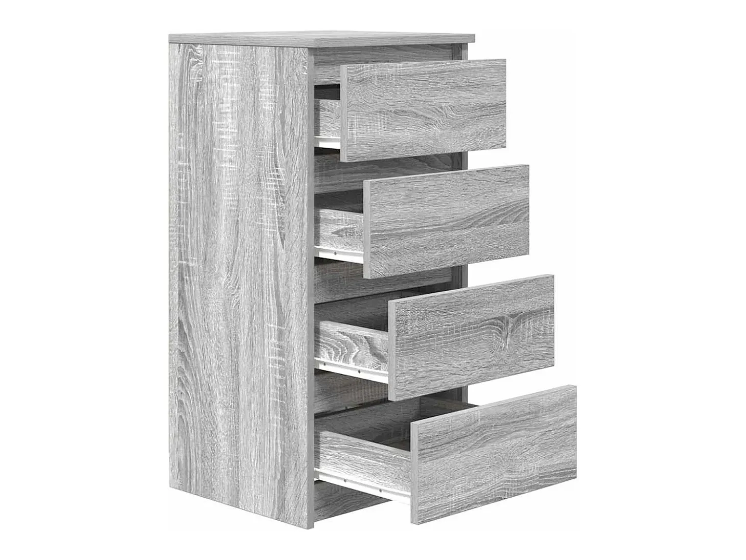 Aparador Sonoma gris 37,5x35x76 cm madera de ingeniería