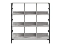Aparador Sonoma gris 102x32x103,5 cm madera de ingeniería