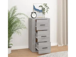 Aparador Sonoma gris 40x33x70 cm Madera de ingeniería