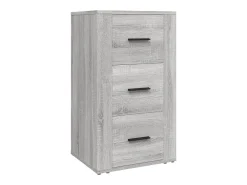 Aparador Sonoma gris 40x33x70 cm Madera de ingeniería