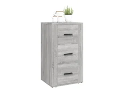 Aparador Sonoma gris 40x33x70 cm Madera de ingeniería