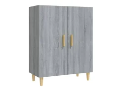 Aparador Sonoma gris 70x34x90 cm Madera de ingeniería