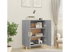 Aparador Sonoma gris 70x34x90 cm Madera de ingeniería