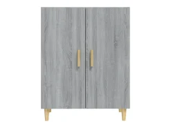 Aparador Sonoma gris 70x34x90 cm Madera de ingeniería