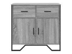 Aparador Sonoma gris 79,5x35,5x74,5 cm madera de ingeniería