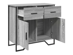 Aparador Sonoma gris 79,5x35,5x74,5 cm madera de ingeniería