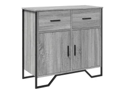 Aparador Sonoma gris 79,5x35,5x74,5 cm madera de ingeniería