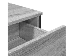 Aparador Sonoma gris 79,5x35,5x74,5 cm madera de ingeniería