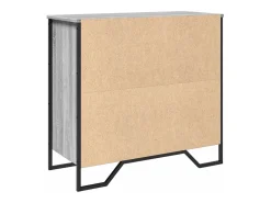 Aparador Sonoma gris 79,5x35,5x74,5 cm madera de ingeniería