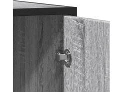 Aparador Sonoma gris 92x35x76 cm madera de ingeniería