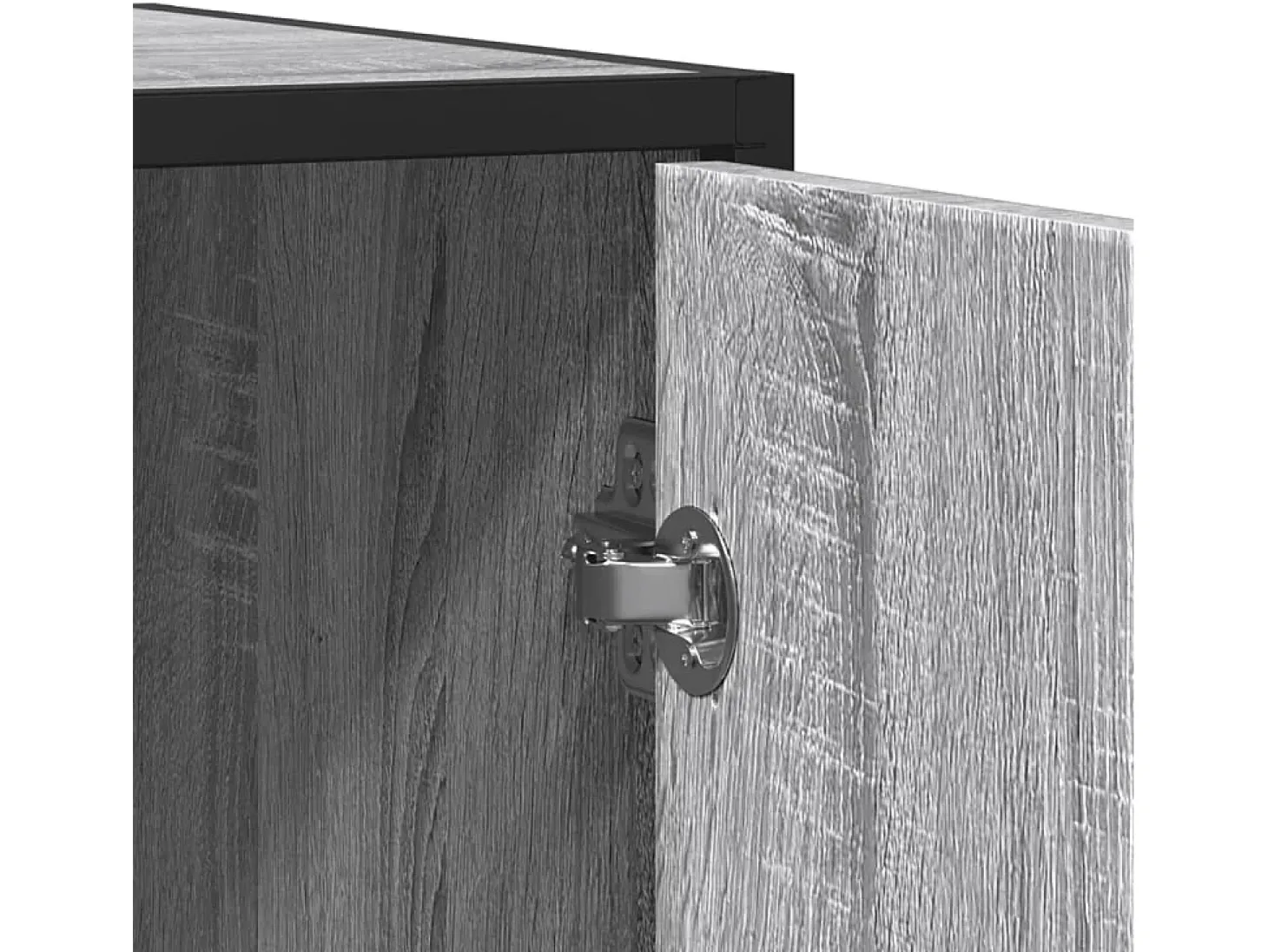Aparador Sonoma gris 92x35x76 cm madera de ingeniería