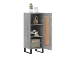 Aparador Sonoma gris 34,5x34x90 cm Madera de ingeniería