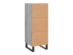 Aparador Sonoma gris 34,5x34x90 cm Madera de ingeniería
