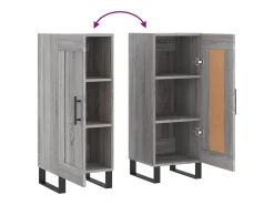 Aparador Sonoma gris 34,5x34x90 cm Madera de ingeniería