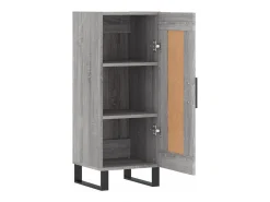 Aparador Sonoma gris 34,5x34x90 cm Madera de ingeniería