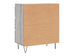 Aparador Sonoma gris 60x35x70 cm Madera de ingeniería