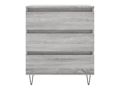 Aparador Sonoma gris 60x35x70 cm Madera de ingeniería