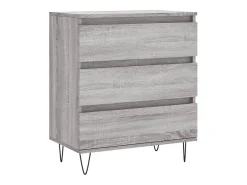 Aparador Sonoma gris 60x35x70 cm Madera de ingeniería