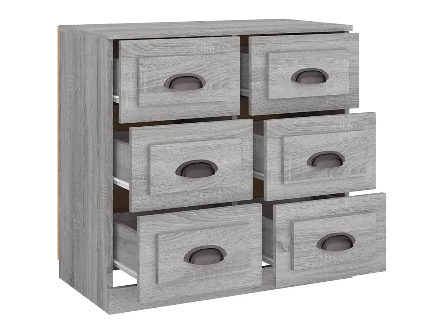Aparador Sonoma gris 70x35,5x67,5 cm madera de ingeniería