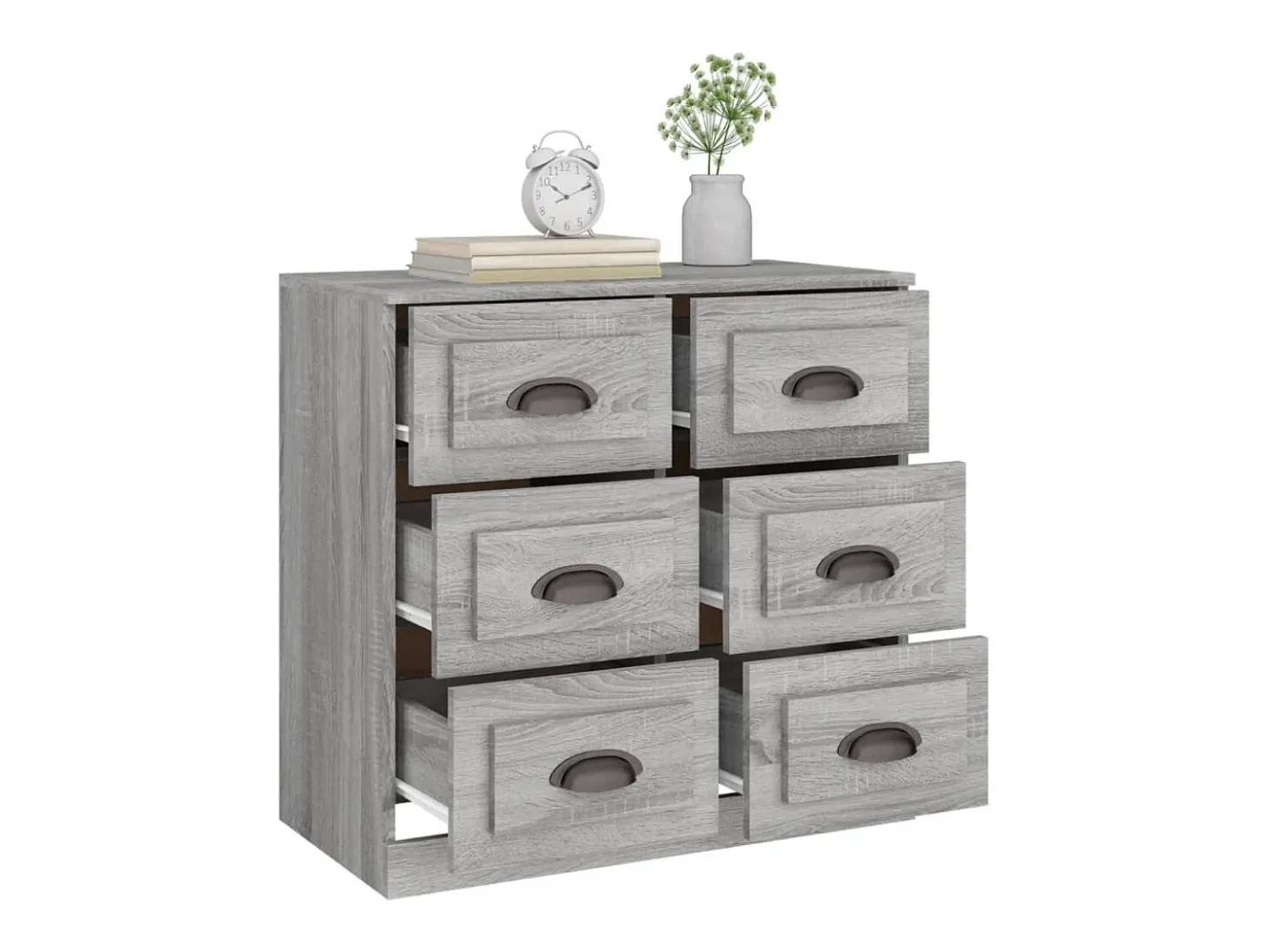 Aparador Sonoma gris 70x35,5x67,5 cm madera de ingeniería