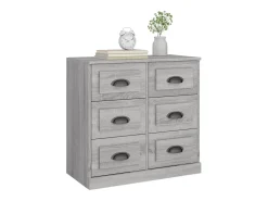 Aparador Sonoma gris 70x35,5x67,5 cm madera de ingeniería