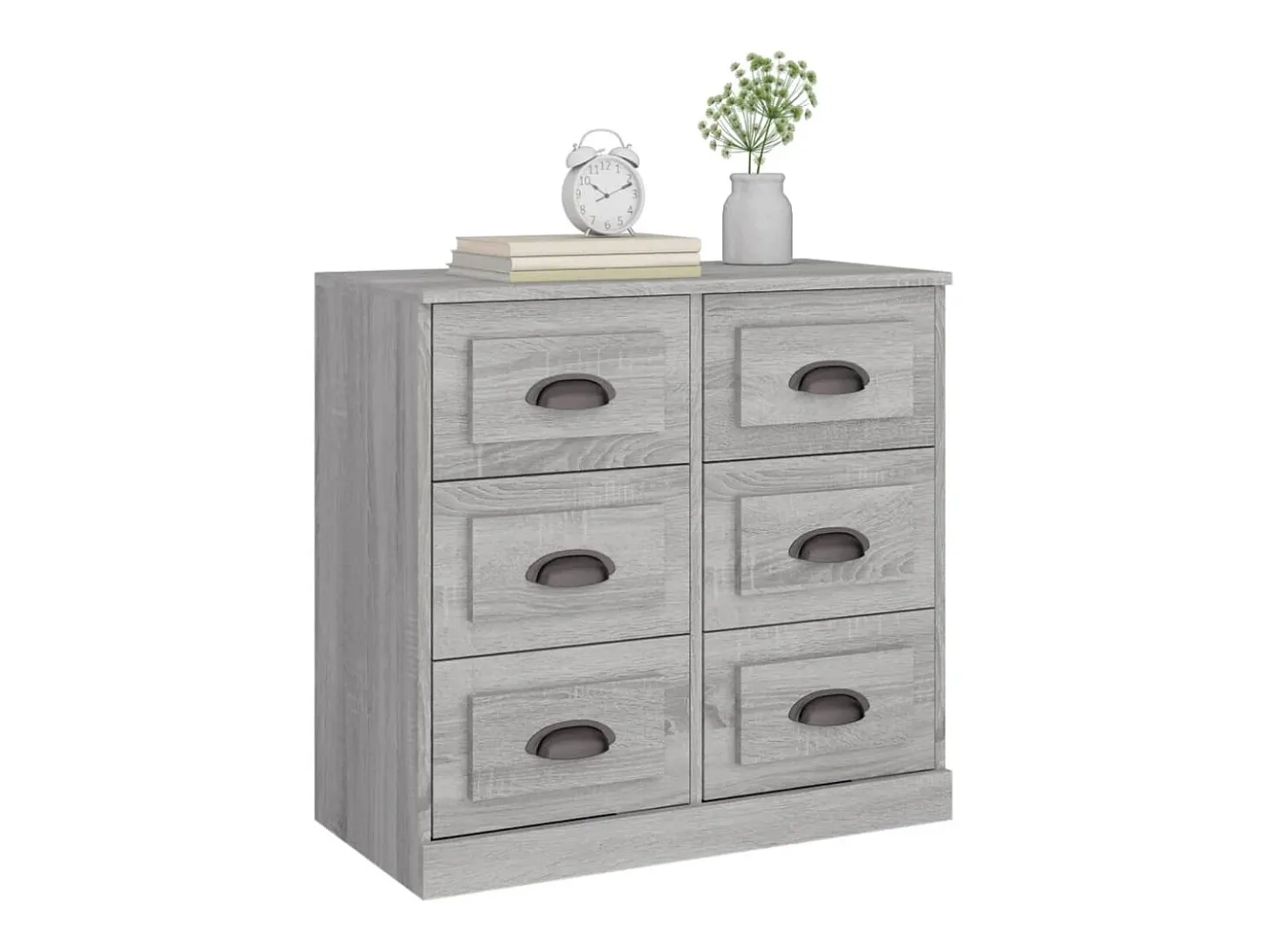 Aparador Sonoma gris 70x35,5x67,5 cm madera de ingeniería