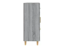 Aparador Sonoma gris 69,5x34x90 cm Madera de ingeniería