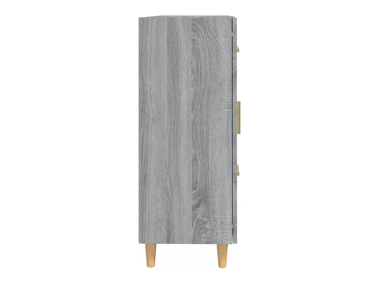 Aparador Sonoma gris 69,5x34x90 cm Madera de ingeniería