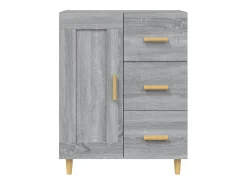Aparador Sonoma gris 69,5x34x90 cm Madera de ingeniería